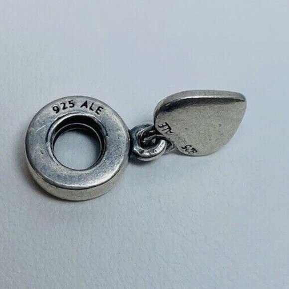 Heart on Heart Pandora Charm in Sterling Silver - Picture 5 of 6